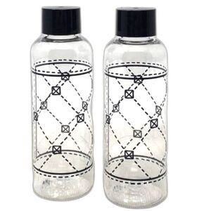 🌺 Estee Lauder Geometric Print Reusable Travel Bottles 2 Count